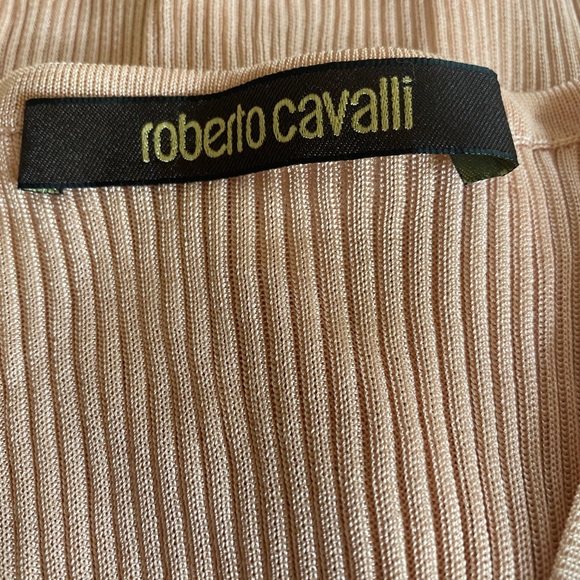 ROBERTO CAVALLI: Light Pink lace up top, Size: 40 - Picture 5 of 8